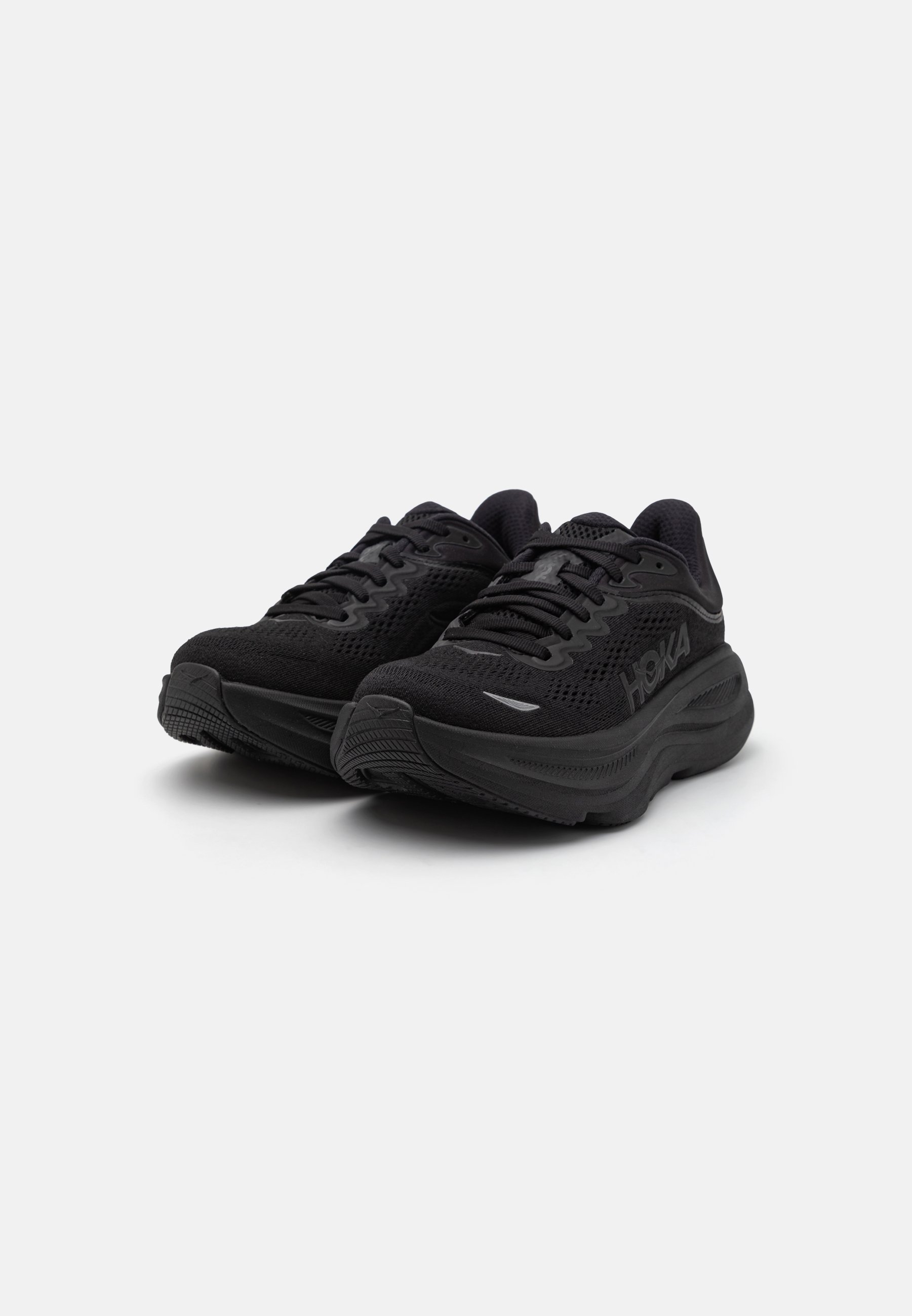 HOKA BONDI 9 - Laufschuh Straße - black/schwarz - Zalando
