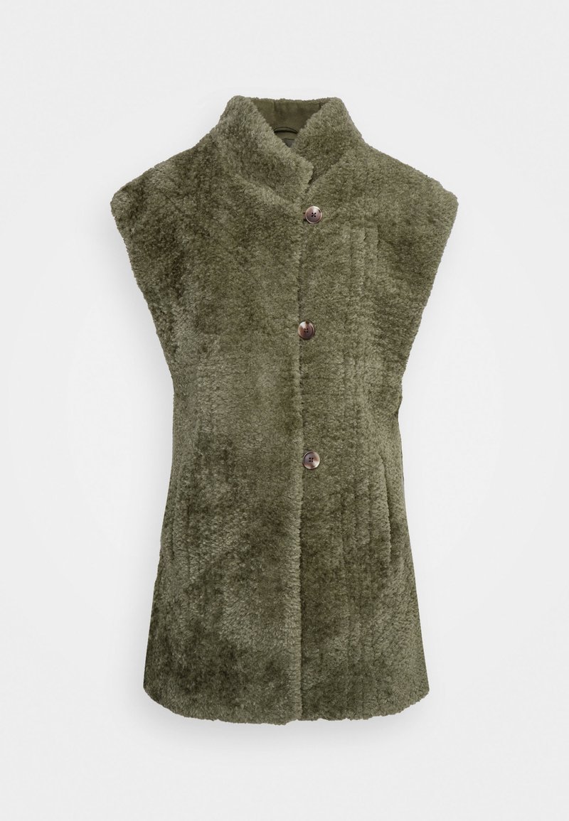 Damen Leichte Jacken | Another-Label UNNI VEST Weste deep green/grün - BT22636 Damen Leichte Jacken | Another-Label UNNI VEST Weste deep green/grün - BT22636