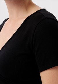 Noppies T-shirts print - mottled black