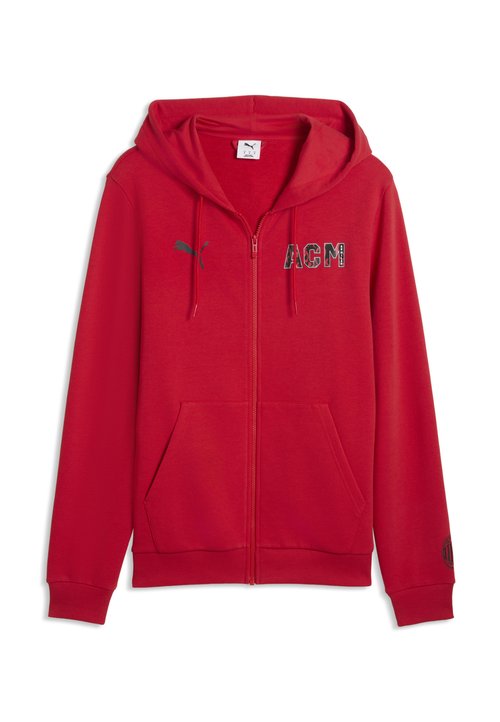 PUMA AC MILAN FTBLCULTURE HOODED JACKET - Zip-up sweatshirt - for all time red- black — photo 4