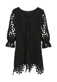VILA VIKABELA ANGLAISE DRESS - Koktel haljina / svečana haljina - black