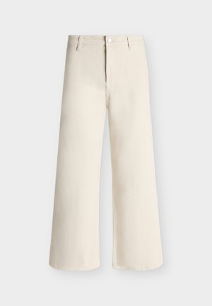 Tommy Hilfiger, WIDE LEG WASHED ESSENTIAL - Široké nohavice - muslin