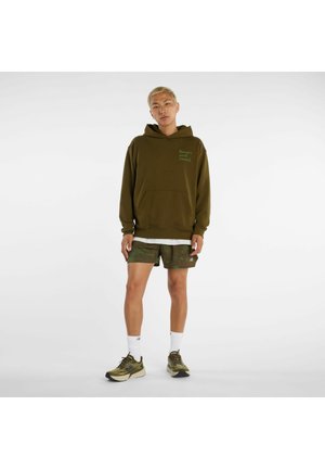 ATHLETICS RUNNERS ARENT NORMAL - Felpa con cappuccio - woodland