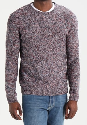 Striktrøje - dark red