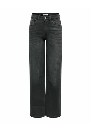 ONLY Petite, WIDE-FIT JEANS ONLJULLES STRAIGHT FIT JEANS - Jean droit - washed black