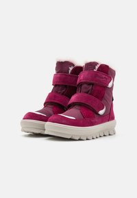 Superfit FLAVIA - Snowboot/Winterstiefel - rot/silber