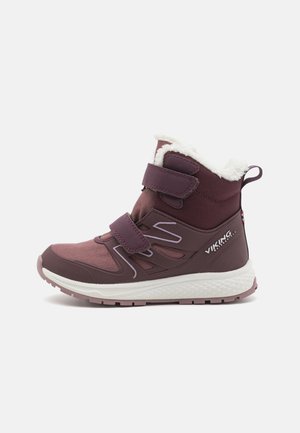 EQUIP DEFENCE WARM WP  - Talvisaappaat - grape/antique rose