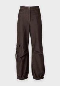 FLORES - Pantalon classique - marrone