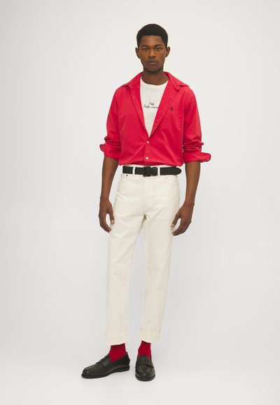 Polo Ralph Lauren CUSTOM FIT TWILL SHIRT - Krekls - sunrise red