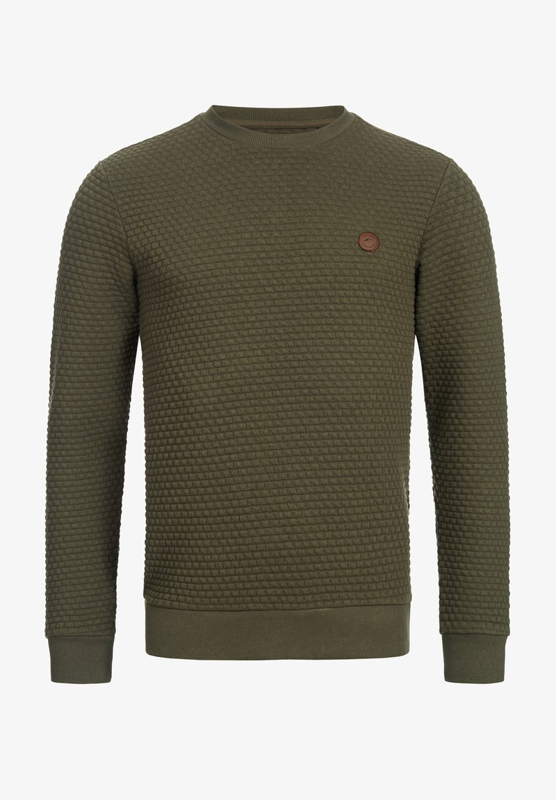 Intercode Denim INDICODE JEANS DASH - Sweatshirt - army/dunkelgrün - Zalando
