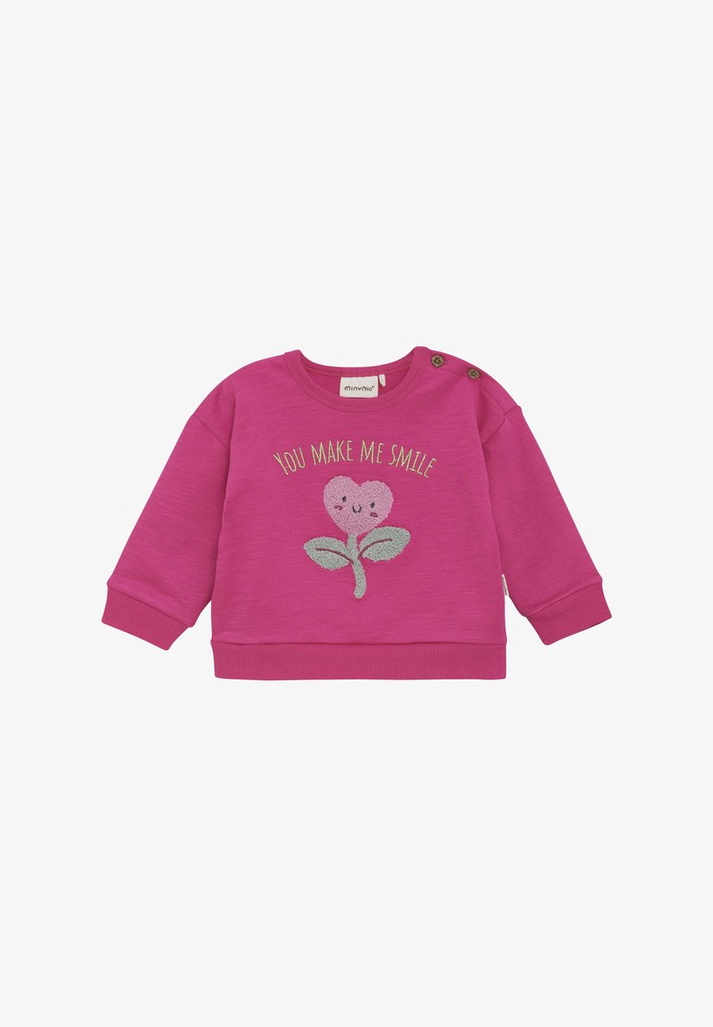 Minymo LONG SLEEVES - Sweatshirt - fuchsia fedora