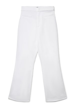 LUNGO TINTA UNITA - Pantaloni - bianco ottico