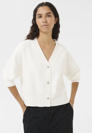 ANTONELLA V-NECK  - Kardigan - egret