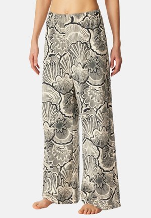 MIX RELAX - Nattøj bukser - schwarz  beige