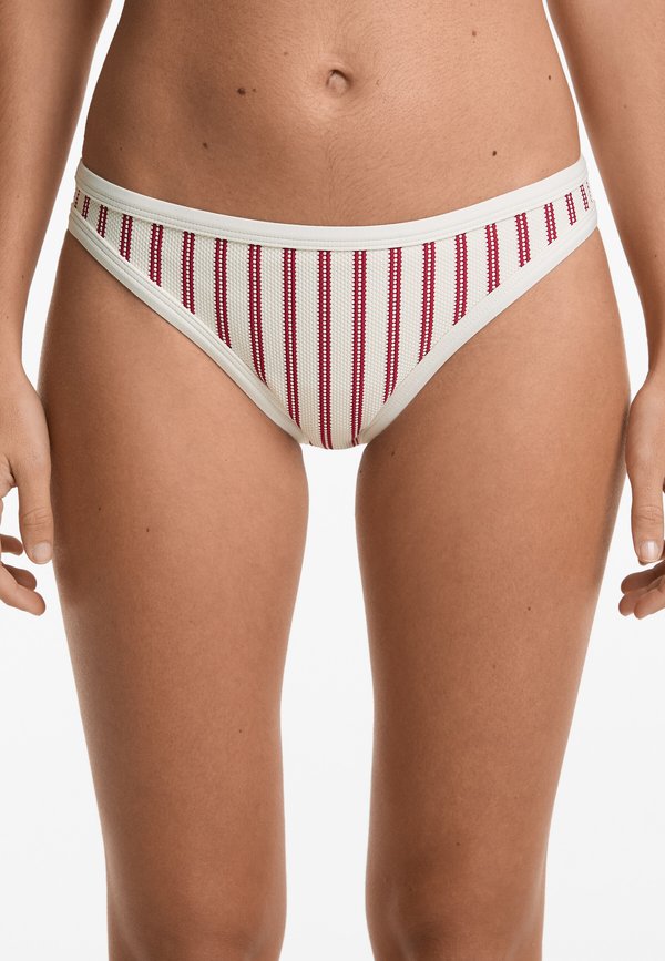 TRIM TEXTURED STRIPLE CLASSIC - Bikini-Hose - beige