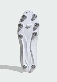 adidas Performance KAKARI SOFT GROUND - Firm-ground football boots - cloud white   core black   silver metallic