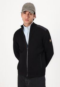 Belstaff VERGE ZIP  - Adīta jaka - black