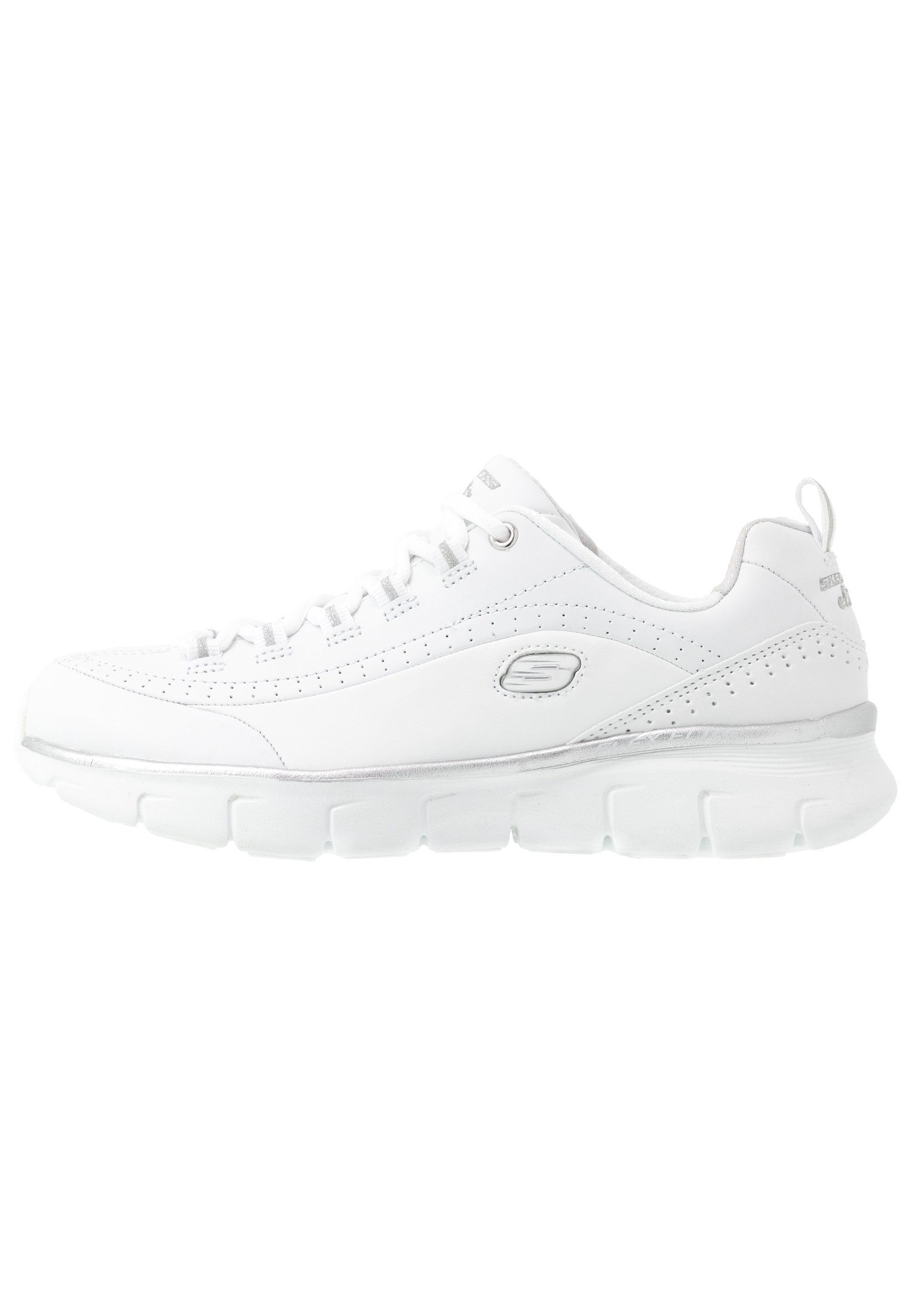 Skechers Wide Fit SYNERGY - Joggesko - white Skechers Wide Fit SYNERGY - Joggesko - white