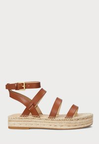 POLLY LEATHER GLADIATOR ESPADRILLE - Σανδάλια - lauren tan
