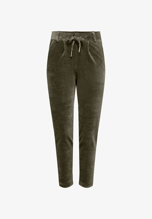 ONLY, TROUSERS ONLPOPTRASH-PING REGULAR FIT CORDUROY TROUSERS - Pantalon classique - khaki