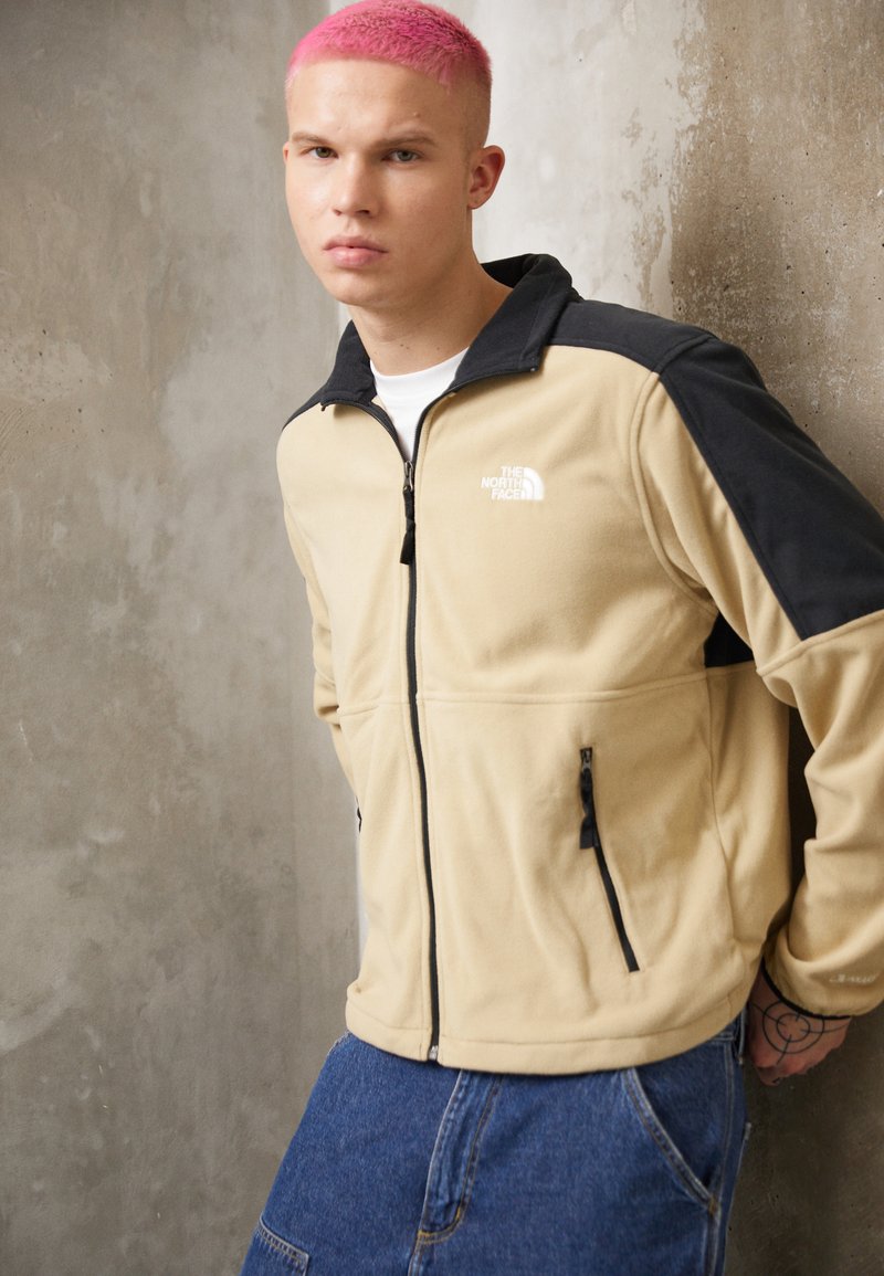 The North Face Fleece jacket khaki stone/black/sand Zalando.co.uk