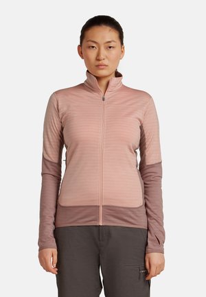 MER DESC ZIP - Fleecetakki - summit blush cb