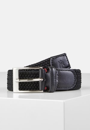 HARVEY - Braided belt - black
