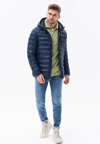 Ombre WITH HOOD - Zimní bunda - blue navy