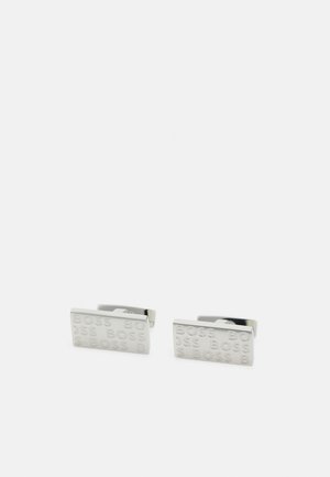 Vincenzo Boretti cravatta elegante classica da uomo, 8 cm x 15 cm, di pura seta di alta qualità, idrorepellente e antisporco, motivo a righe antracite