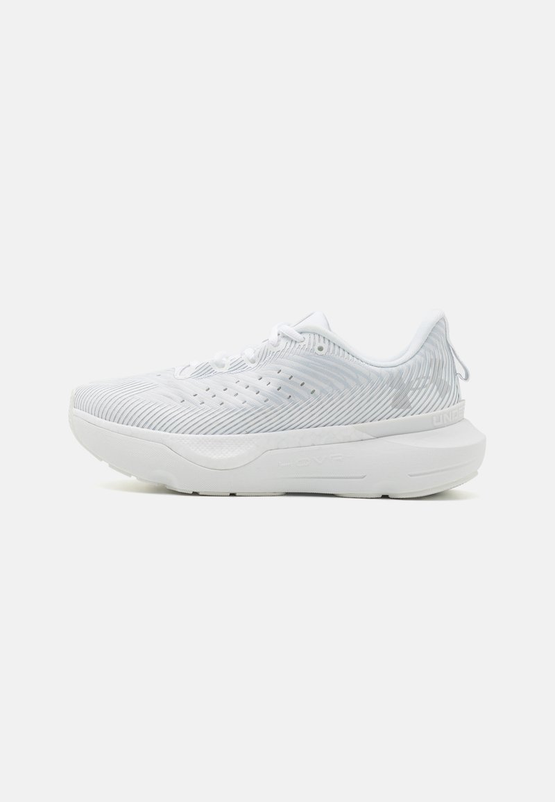 Under Armour INFINITE PRO - Scarpe da corsa su strada - white/distant gray/halo gray