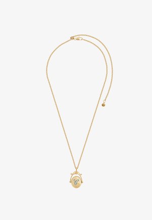 FABLE ENGLAND C INITIAL CORNFLOWER SPINNER CHAIN - Halskæder - gold-coloured