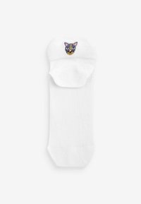 Next EMBROIDERED 4 PACK REGULAR FIT - Strumpor - white cats