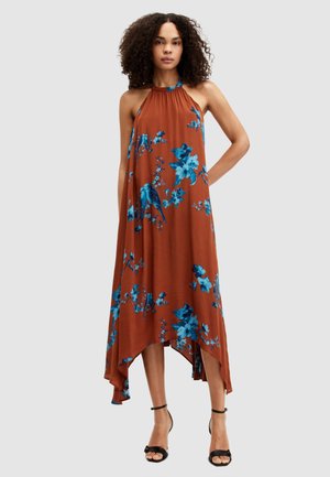 AllSaints MYSTI IONA DRESS - Kasdienė suknelė - rust red