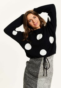 Liquorish POLKA DOT - Jumper - black