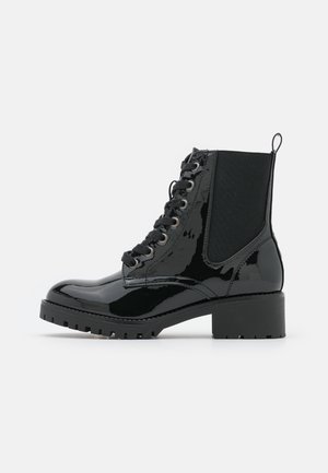 COMFORT - Schnürstiefelette - black