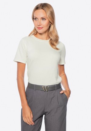 KURZARM - T-Shirt basic - cream