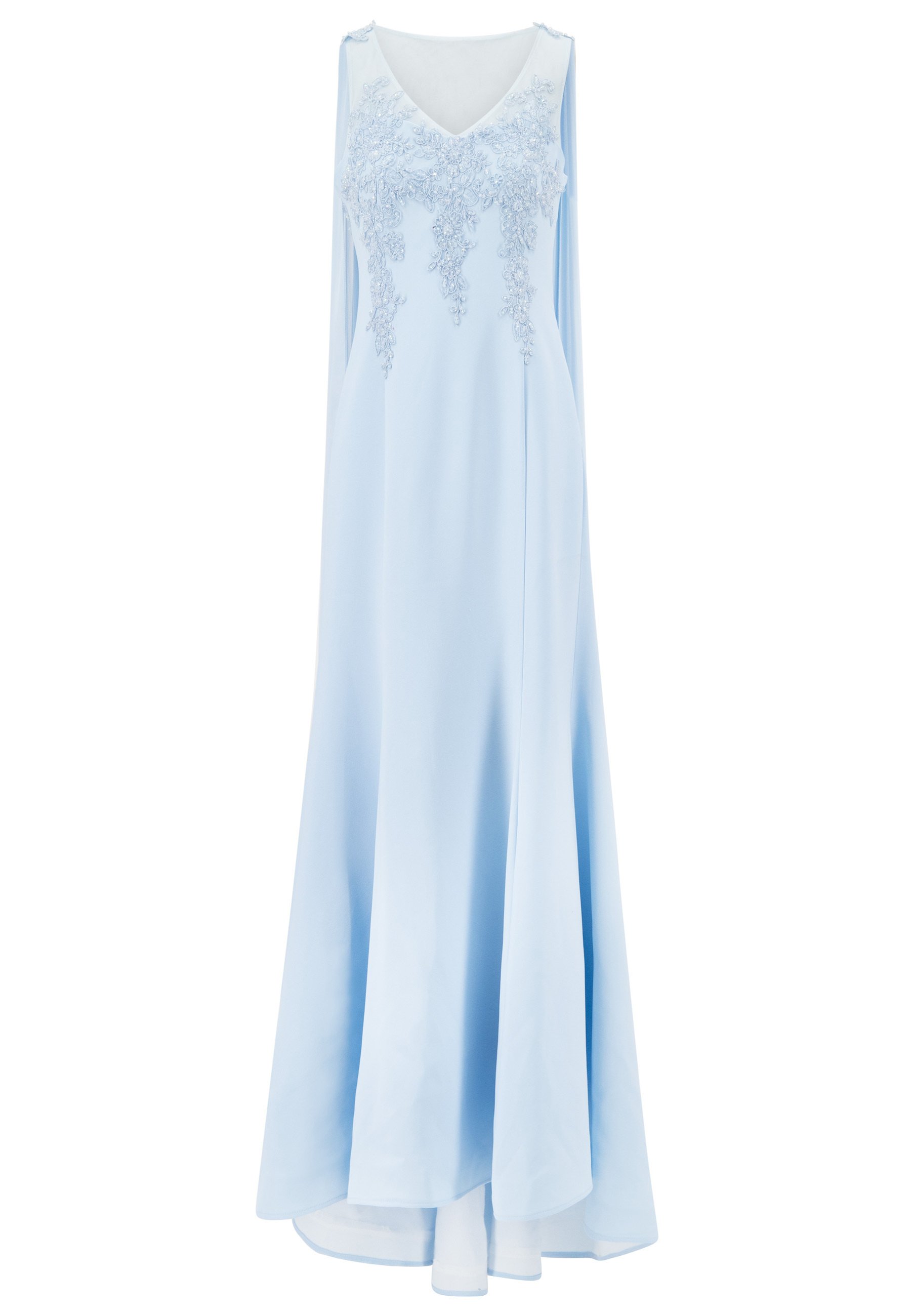 Prestije MIT CHIFFON - Vestito lungo - babyblau/blu - Zalando