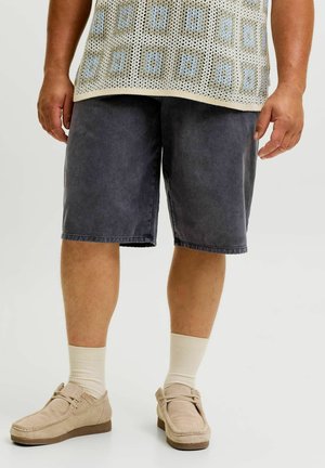 Jack & Jones SHORTS PLUS SIZE BAGGY FIT SHORTS - Short en jean - black