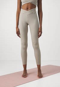 Reebok - STUDIO RIB HIGH-RISE - Leggings - ash Imagine miniatură 1