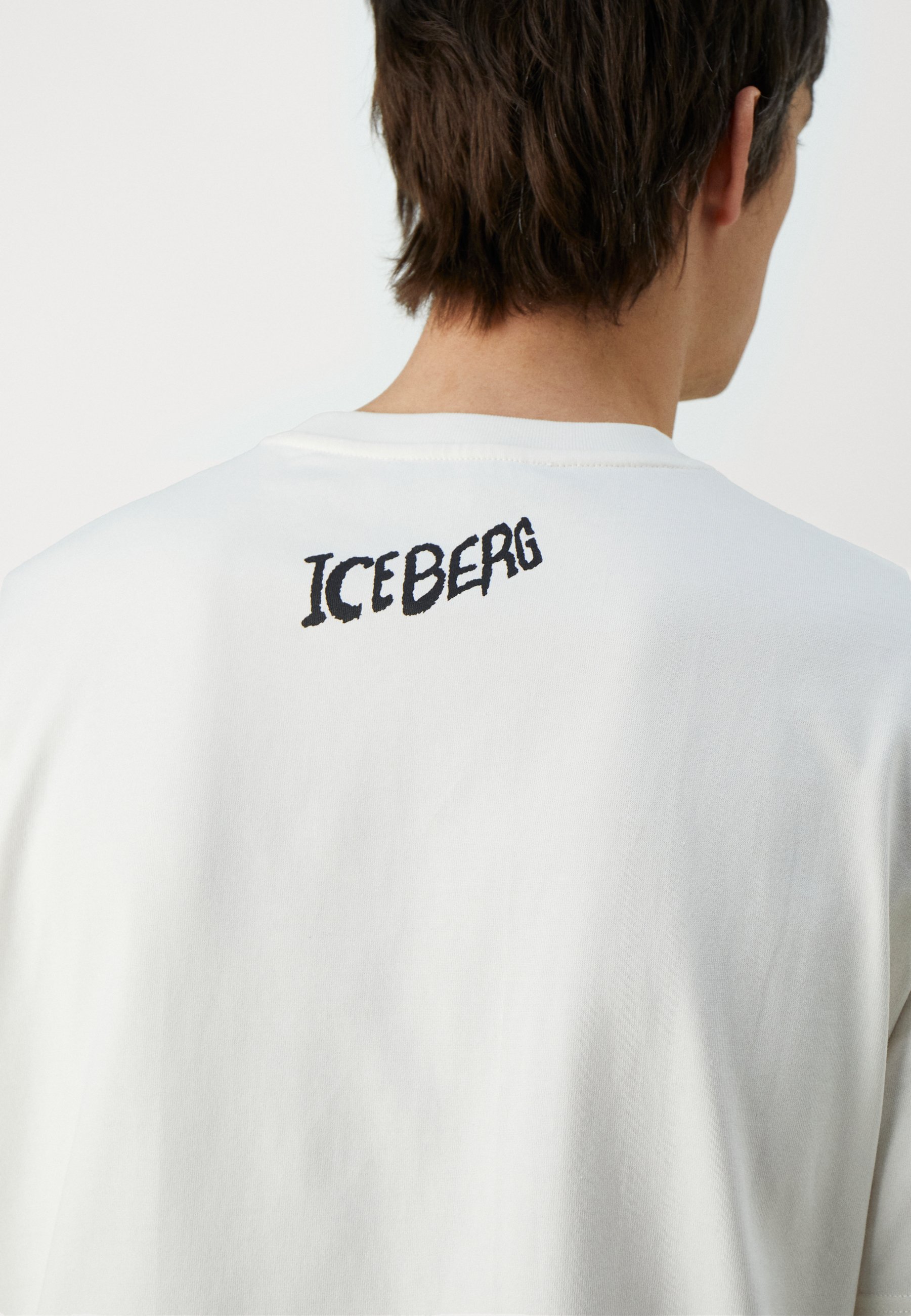 Iceberg Print T-shirt - white - Zalando.co.uk