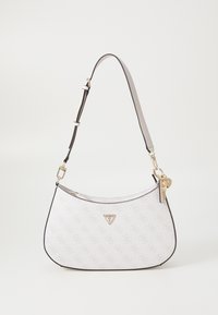 NOELLE II TOP ZIP SHOULDER BAG - Handbag - white logo