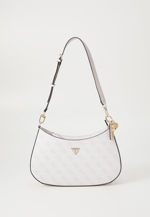 NOELLE II TOP ZIP SHOULDER BAG - Håndveske - white logo