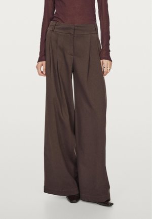 Massimo Dutti  WIDE liliowy melanż