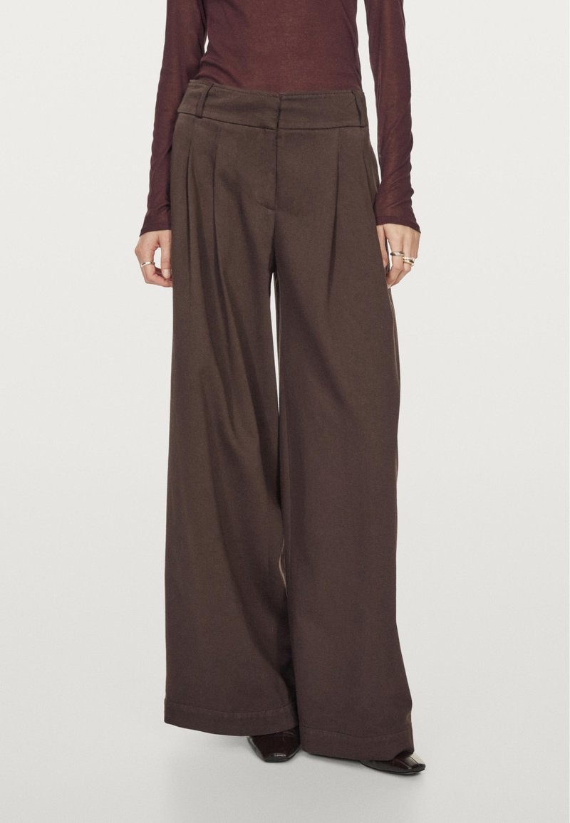 Massimo Dutti  WIDE liliowy melanż