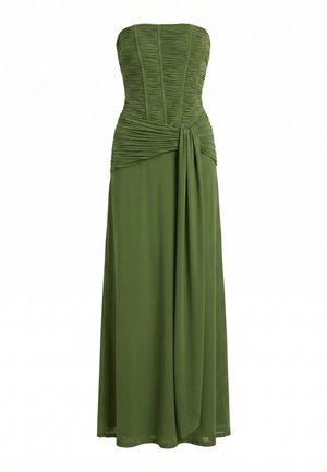 Forever New, LORELEI STRAPLESS RUCHED - Μάξι φόρεμα - green