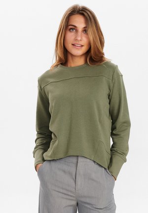 NUDENALI - Sweatshirt - deep lichen green