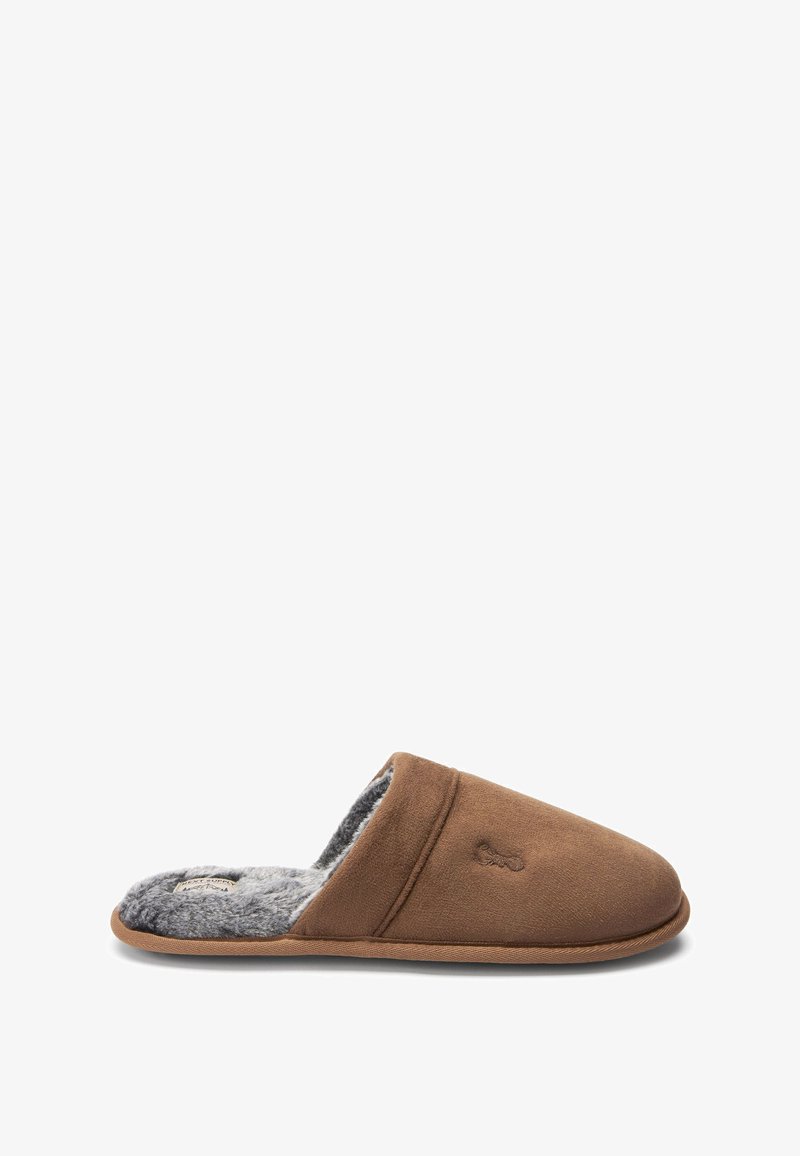 Next NEXT STAG MULE SLIPPERS - Pantoffels - tan brown