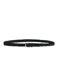 PLAITED - Cintura intrecciata - black