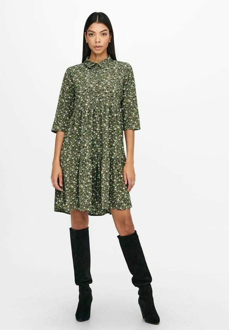 JDY Shirt dress kalamata/khaki Zalando.de