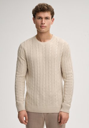 LEVIOR - Strickpullover - beige